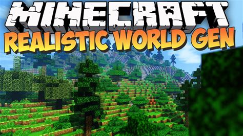 Мод Realistic World Generation