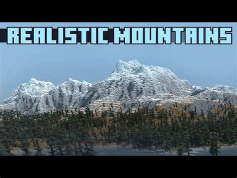 Мод realistic mountains: основные возможности