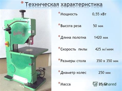 Мощность и скорость пилы