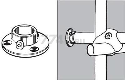Надежное крепление трубы d16 мм