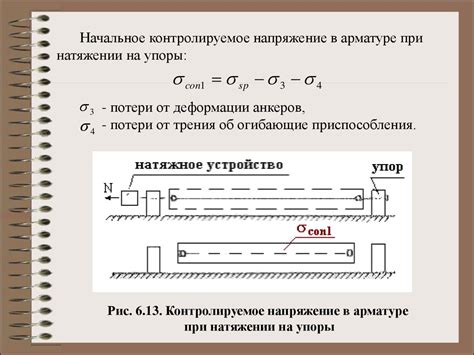 Напряжения в арматуре