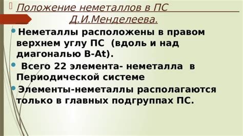 Неметаллы: Особенности, Виды и Практическое Использование