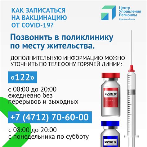 Необходимые документы для записи на вакцинацию