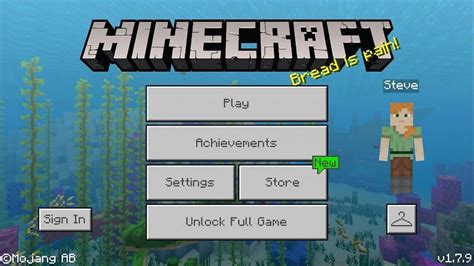 Неправильная версия Minecraft или Android