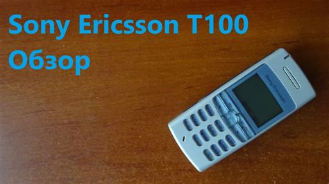 Обзор модели Sony Ericsson T100