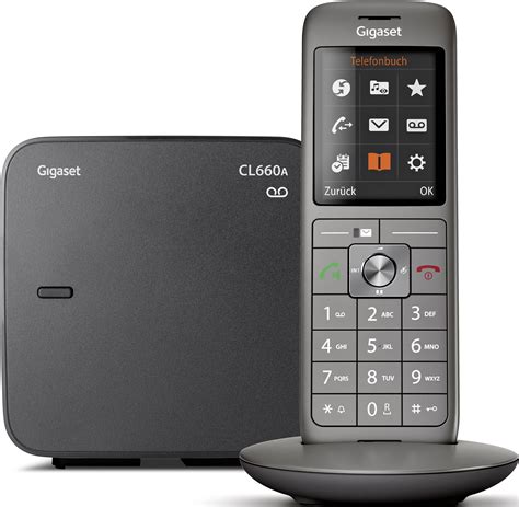 Обзор телефона Gigaset CL660A Anthracite