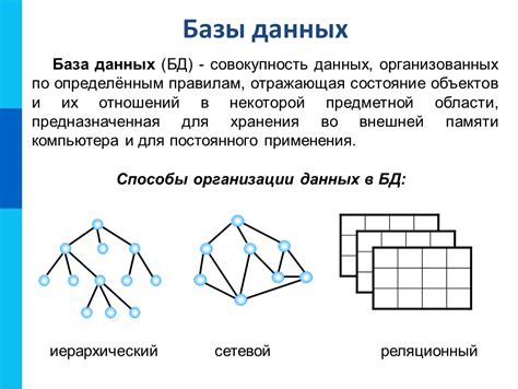 Области применения данных методов