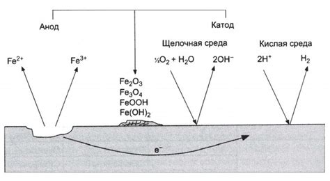 Образование коррозии