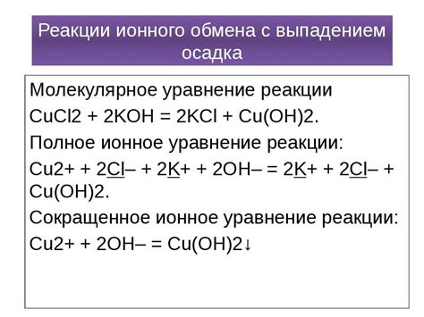 Образование солей и водорода в результате химической реакции