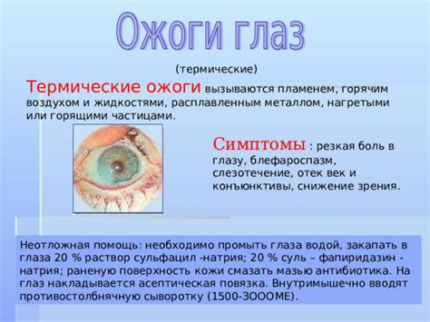 Ожоги металлом: как им можно облегчить моментально