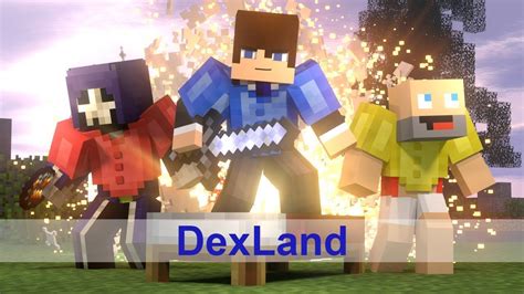 Окунитесь в захватывающую атмосферу игры Minecraft DexLand