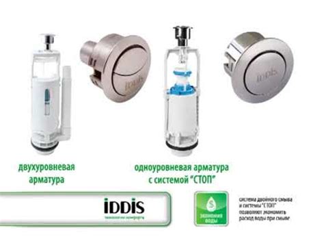 Описание водосливной арматуры Iddis F013401 0901K