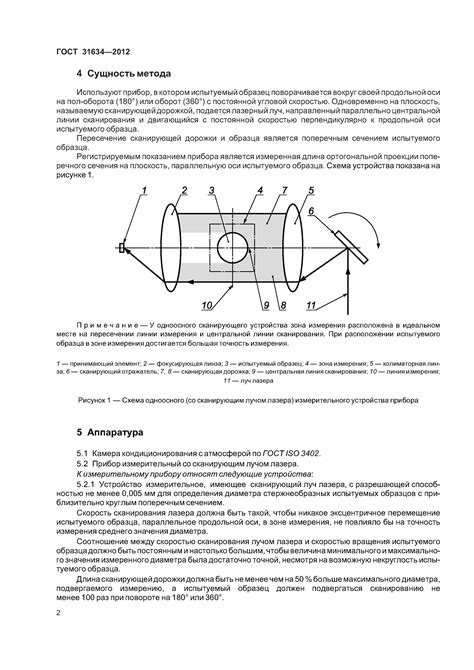 Определение номинального диаметра