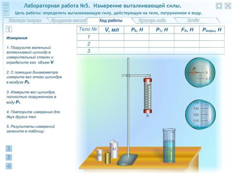 Определение плотности материала: