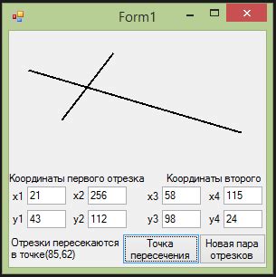 Определение точки реза