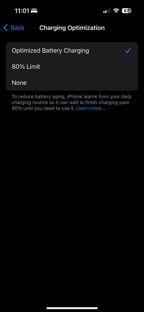 Оптимизация зарядки вашего iPhone