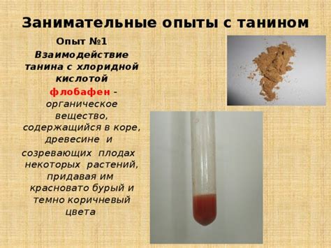 Опыт с хлоридной кислотой и свинцом