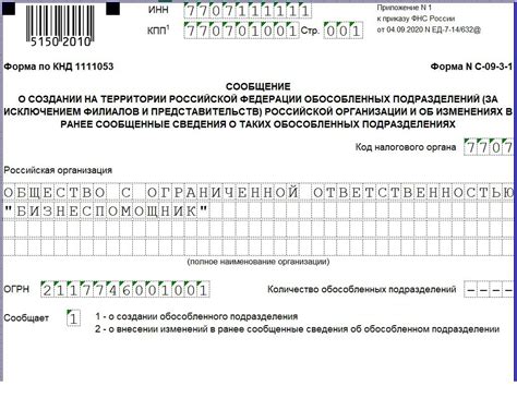 Организация обособленного подразделения на Мичуринском