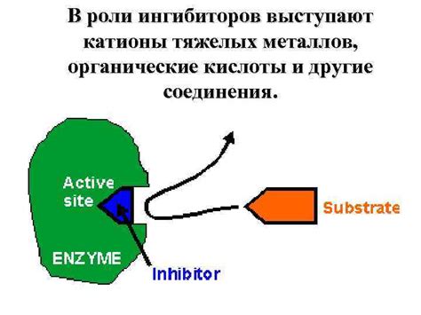 Органические соединения в роли ингибиторов