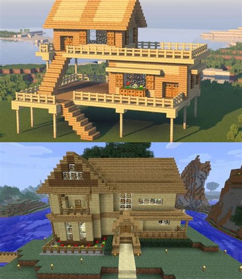 Оригинальные способы украсить экстерьер дома в Minecraft