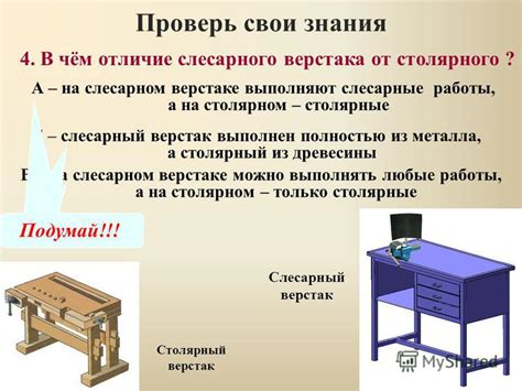 Основные инструменты, которые можно создать на верстаке