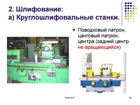 Основные инструменты механической обработки