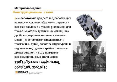 Основные применения конструкционной стали