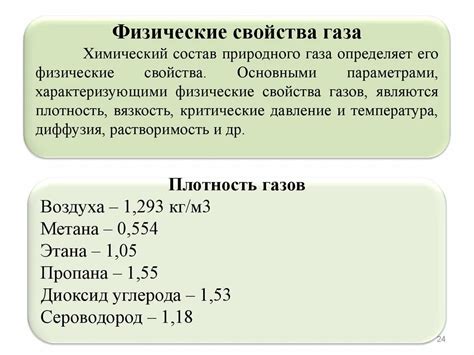 Основные свойства и химический состав