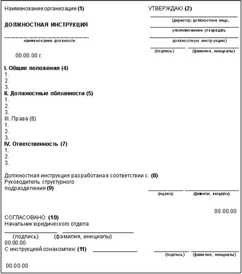 Основные требования к должностной инструкции приемщика металла