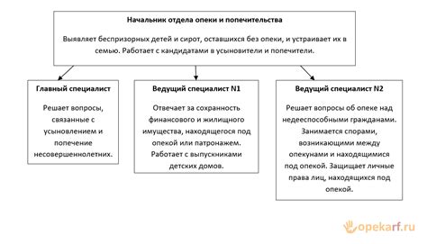 Основные функции органов опеки в Орджоникидзевском районе