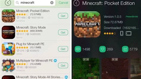 Основные функции приложения для игры в Minecraft на телефоне