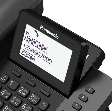 Основные характеристики телефона DECT Panasonic KX-TGF310RUM