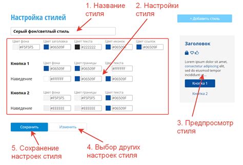 Особенности визуального оформления