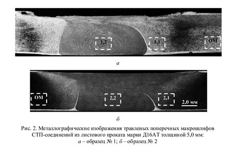 Особенности макрошлифов