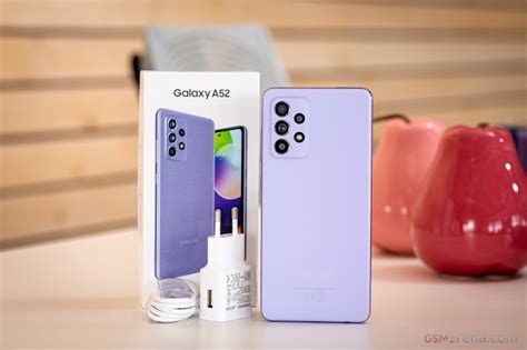 Особенности распаковки телефона Samsung Galaxy A52