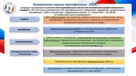 Оценка квалификации специалистов