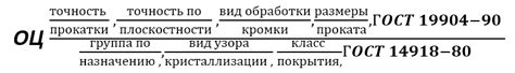 Оцинкованная листовая сталь: маркировка