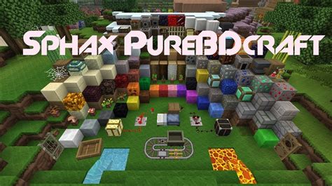 Пакет текстур Sphax PureBDcraft