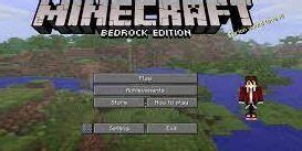 Переключение на версию Bedrock Edition