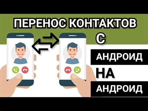 Перенос контактов на новый телефон Android