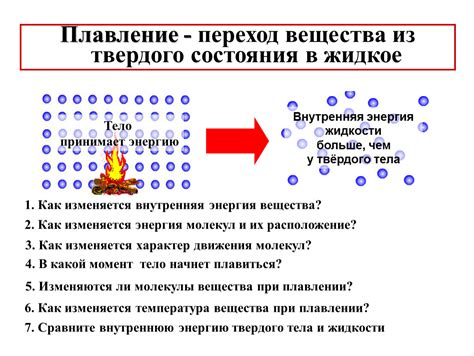 Переход металла в жидкое состояние