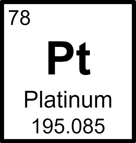 Платина - Pt