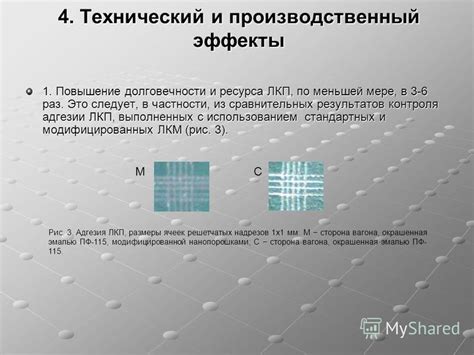 Повышение адгезии и долговечности покрытия