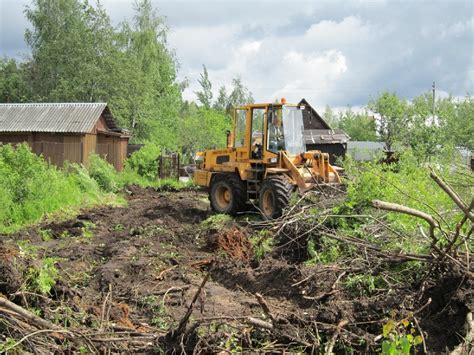 Подготовка земли и строительство структуры