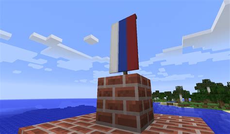 Подготовка к созданию флага в Minecraft