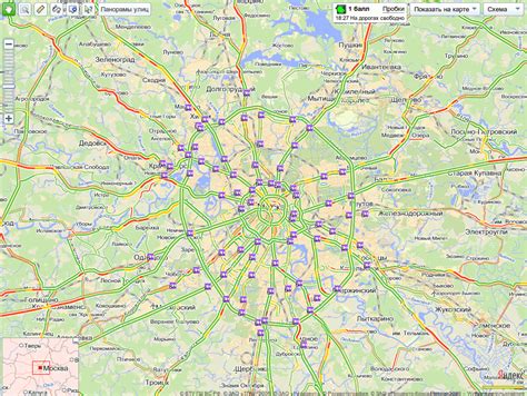 Поиск полной карты Москвы в интернете