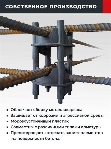 Понятие и назначение фиксаторов для арматуры