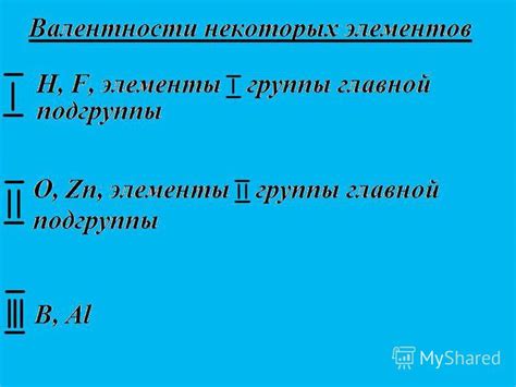 Понятие о валентности