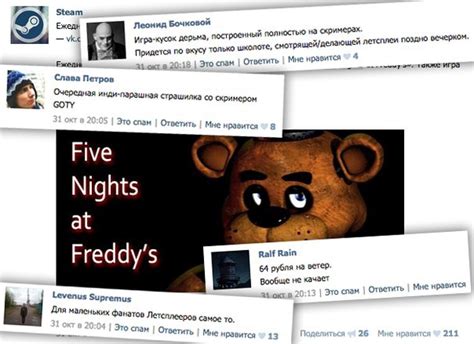 Популярность игры Five Nights at Freddy's