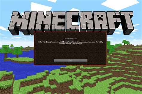 Почему возникает разрыв удаленного хоста в Minecraft и как его исправить?